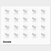 Bruiloft Favor Sticker Receptie Gunsten voor gaste (Vel)