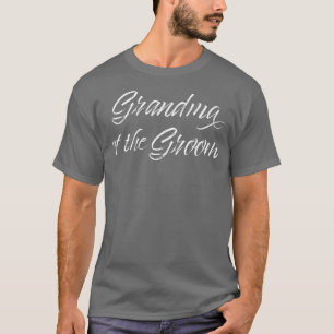 Bruiloft favor voor oma bruidegom  t-shirt