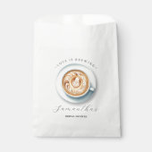 Bruiloft Favor Zakjes Love is Brewing (Voorkant)