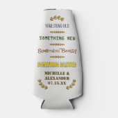 Bruiloft Favoriet Persoonlijk Gebrouwen Bier 5 Flesjeskoeler (Voorkant)