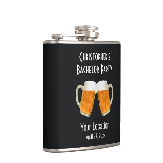 Bruiloft Feest Beer Proost Heupfles (Rechts)