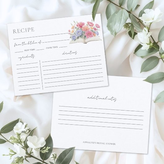 Bruiloft Feest Boek Recept Verzoek Kaart
