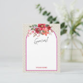 Bruiloft Feest Dank Je Kaart NEDERLANDS (Staand voorkant)