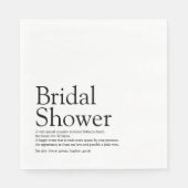 Bruiloft Feest Definitie Modern Plezier Servet (Voorkant)