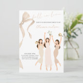Bruiloft Feest 'Ellen in Liefde' Kaart (Staand voorkant)