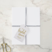Bruiloft Feest Goud Glitter Bedankt Cadeaulabel (Met Touw)