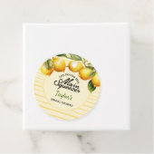 Bruiloft Feest Lemon Bedankjes Labels (In situ)