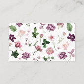 Bruiloft Feest Recept Verzoek Bijlage Kaart (Achterkant)