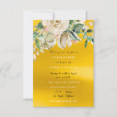 Bruiloft Feest Roos Geschilderde Bloem Waterverfsc Kaart (Voorkant)