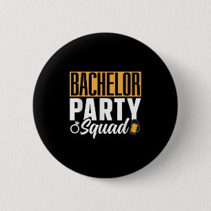 Bruiloft Feest Team Bruid Bruidegom Team _2 Ronde Button 5,7 Cm