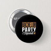 Bruiloft Feest Team Bruid Bruidegom Team _2 Ronde Button 5,7 Cm (Voorkant /achterkant)