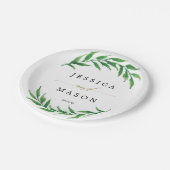 Bruiloft Feest - Trouwen - Papieren bord (Gekanteld)