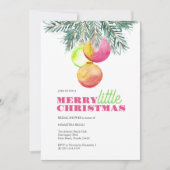 Bruiloft Feest Uitnodigingen Kerstmis (Voorkant)