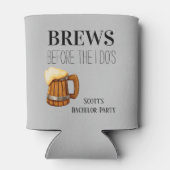 Bruiloft feestbier voor de grote dag blikjeskoeler (Achterkant)