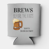 Bruiloft feestbier voor het Jawoord Blikjeskoeler (Voorkant)