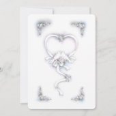 bruiloft feestdagenkaart (Voorkant)