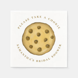 Bruiloft Feestelijke Cute Whimsical Chocolate Chip Servet