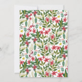 Bruiloft Feestelijke Fijne Bloemendag Kaart (Achterkant)