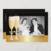 Bruiloft Feestelijke Foto 50 Jaar Getrouwd Feest Kaart (Voorkant / Achterkant)