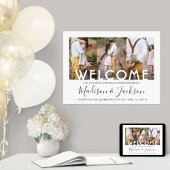 Bruiloft Feestelijke Ontvangst 3 Foto Collage voor Poster