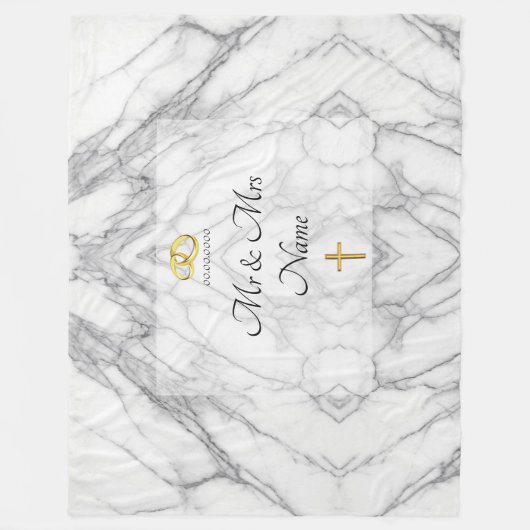 bruiloft fleece deken (Voorkant)