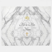 bruiloft fleece deken (Voorkant (Horizontaal))