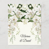 bruiloft floral Lily Invitation classics (Achterkant)