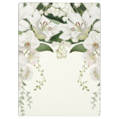 bruiloft florale Lily classics Klembord (Achterkant)