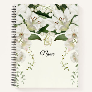 bruiloft florale Lily classics Notitieboek