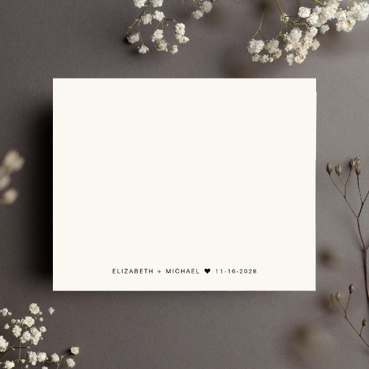 Bruiloft Foto Cream Save the Date