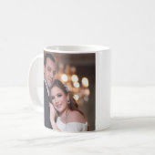 BRUILOFT FOTO CUSTOM COFFEE MOK (Voorkant links)