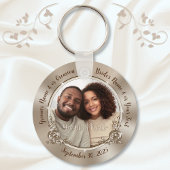 Bruiloft foto gunsten, bruiloft Sleutelhangers