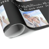 Bruiloft Foto Jubileum Gift - Gepersonaliseerd Cadeaupapier (Rol Hoek)