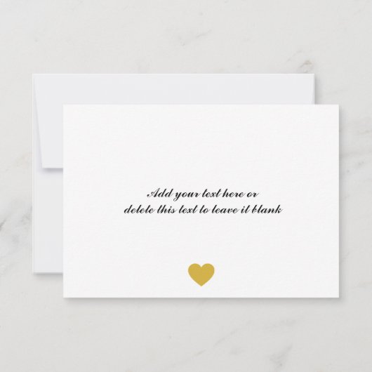 Bruiloft Foto liefde Dank u Bedankkaart (Achterkant)