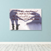 Bruiloft foto lijst canvas afdruk (Insitu (Houten vloer))