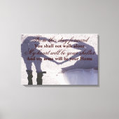 Bruiloft foto lijst canvas afdruk (Voorkant)