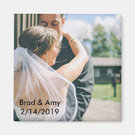 Bruiloft foto magneet