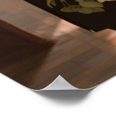 Bruiloft foto zitgrafiek alfabetisch poster (Hoek)