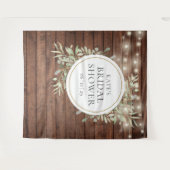 Bruiloft Fotocabine Achtergrond met Groene Tinten Wandkleed (Voorkant (horizontaal))