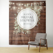 Bruiloft Fotocabine Achtergrond met Groene Tinten Wandkleed (In situ)