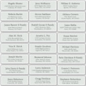  bruiloft gast adresetiketten Stickers (Voorkant)