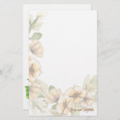 Bruiloft Gast Favor Briefpapier (Voorkant / Achterkant)