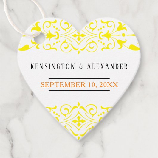 Bruiloft Gast Verandering Kleur Hang On String Bedankjes Labels (Voorkant)