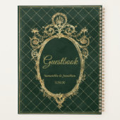 Bruiloft Gastenboek Boek Goud Planner (Achterkant)
