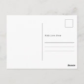 Bruiloft Gastenboek Briefkaart Fotosjabloon (Achterkant)