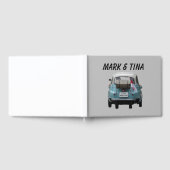 Bruiloft Gastenboek "net getrouwde auto" Aangepast (Volledig)