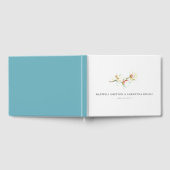 Bruiloft Gastenboek Witte Magnolia Bloemen (Volledig)