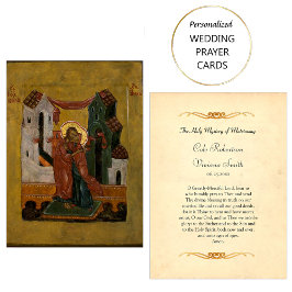 Bruiloft Gebed Kaart Orthodox Christelijk Plaatskaartje