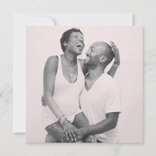 Bruiloft gebeurtenis wijziging van plan uitgesteld save the date (Achterkant)