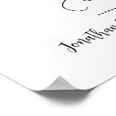 Bruiloft Geen Toegewezen Zitplaatsen Overal Marsal Poster (Hoek)